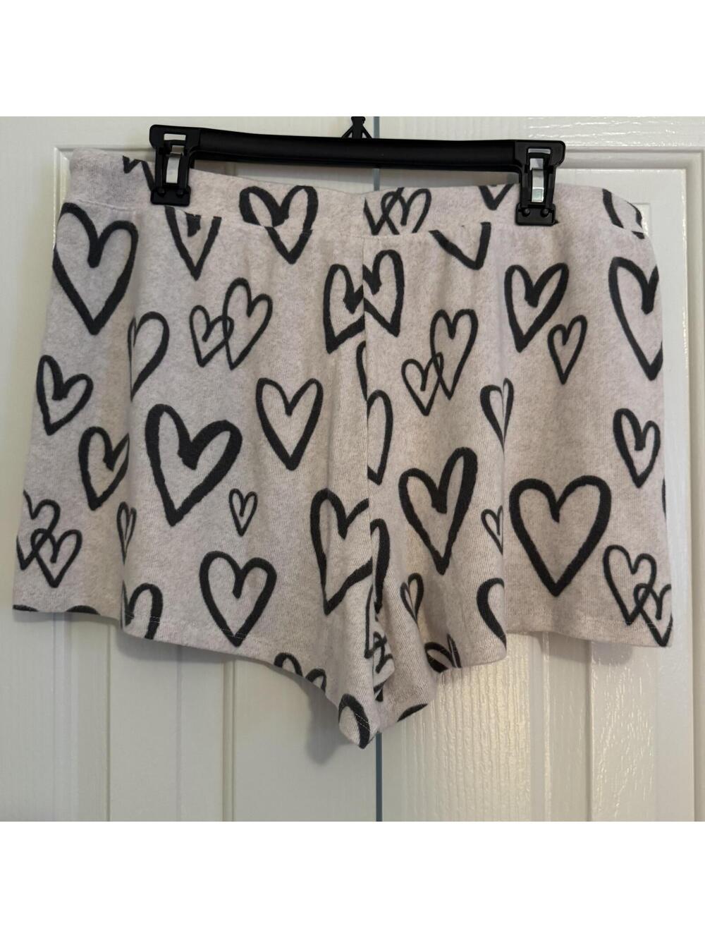 NWT - Jasmine + Ginger Sleep Shorts Hearts Large - Picture 2 of 5